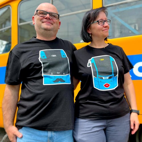 Škodovka - triko pánské černé - Velikost oblečení: L