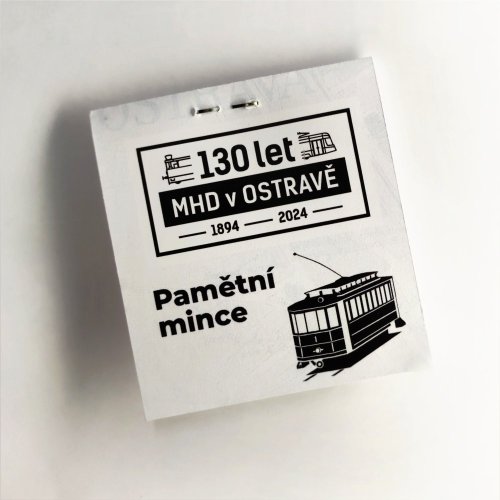 Pamětní mince 130 let MHD