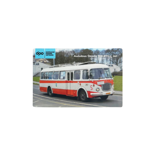 Dopravácké magnetky s ikonickými vozy - Druh: Retro magnetky, Typ: Škoda 26 Tr Solaris - parciální