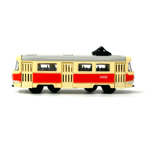Model tramvaje kovový T3 - RETRO - Model: Model tramvaje kovový T3 - RETRO