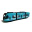 Kovový model moderní tramvaje