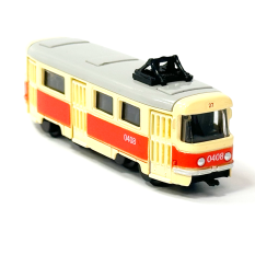 Model tramvaje kovový T3 - RETRO