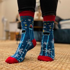 Vánoční dopravácké ponožky