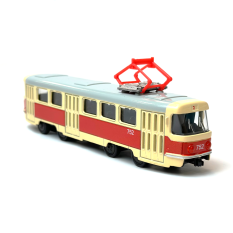 Model tramvaje "752" kovový 16 cm