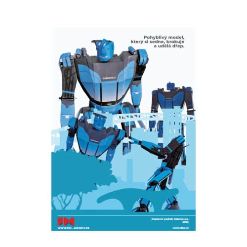 papírový model Ostraformer