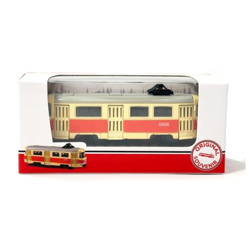 Model tramvaje kovový T3 - RETRO - Model: Model tramvaje kovový T3 - RETRO