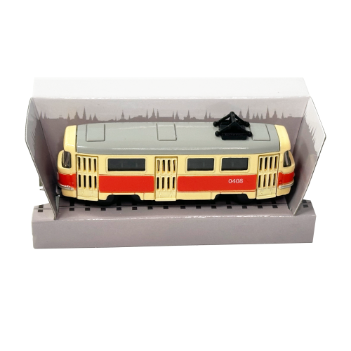 Model tramvaje kovový T3 - RETRO - Model: Model tramvaje kovový T3 - RETRO